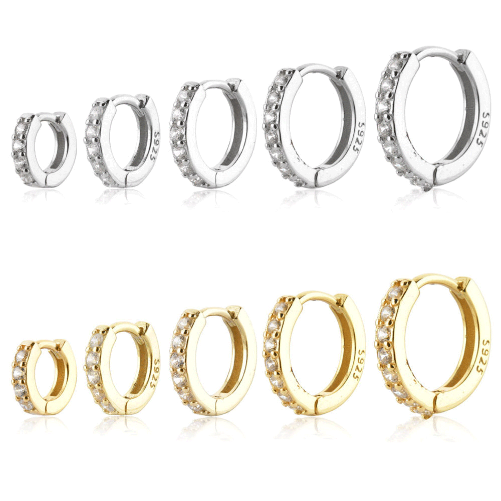 Zirkonia Hoops Goud - Imke