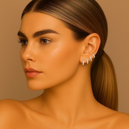Zirkonia Hoops Goud - Imke