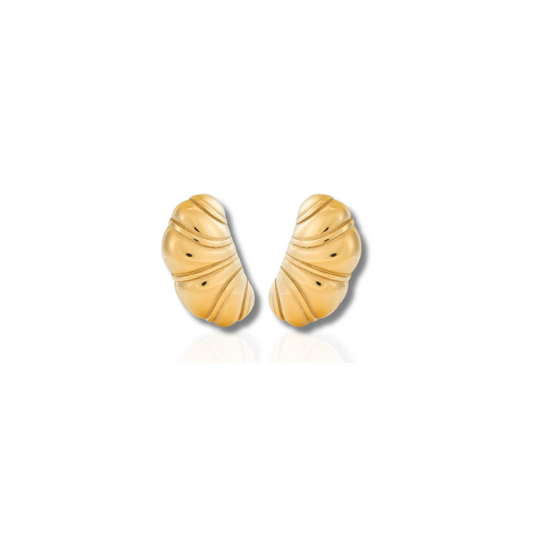 Elegante Glans Croissant Oorbellen - Jasmine