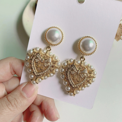 Vintage Barok Parel Oorbellen - Yara
