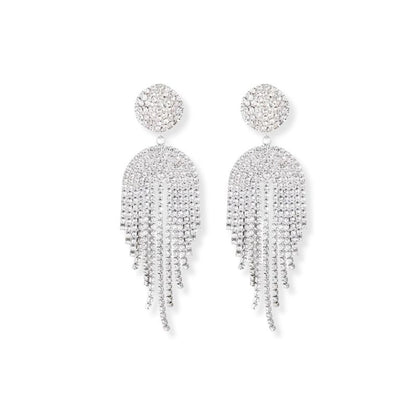 Oorbellen met Strass en Kwastjes - Malia