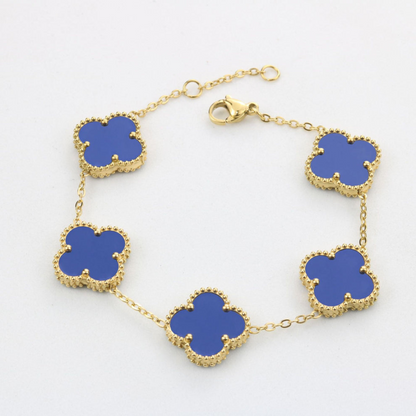 Gouden klaver armband | Goud