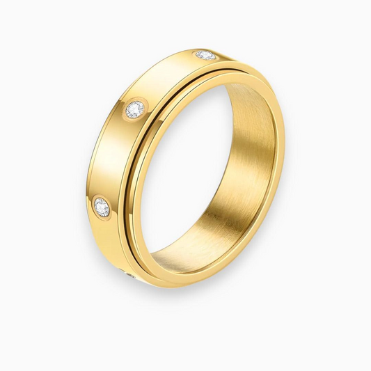 Hemelse sprankelende ringen | Roestvrij staal