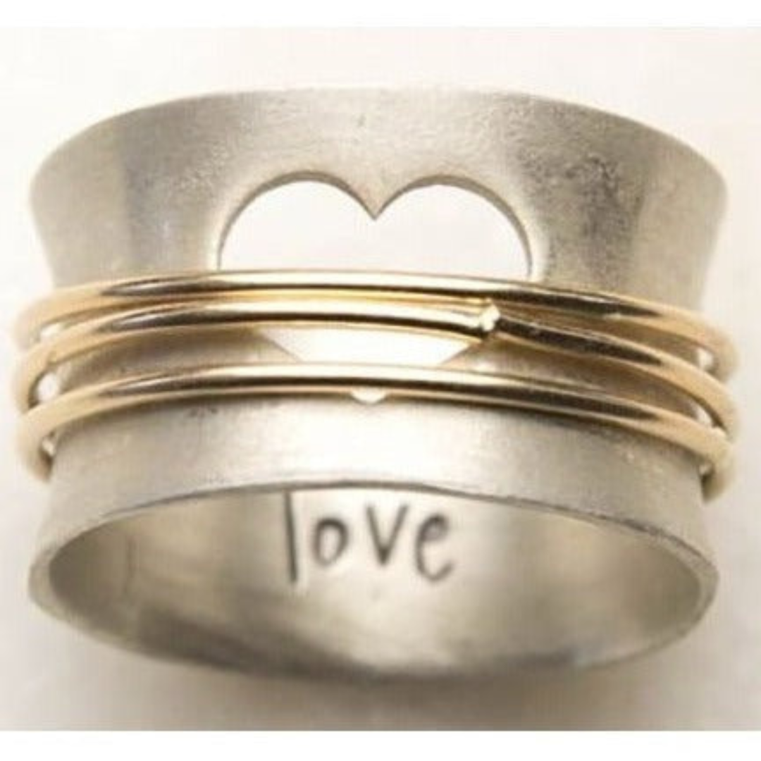 Vintage Kostbare Liefdesring | Zilver