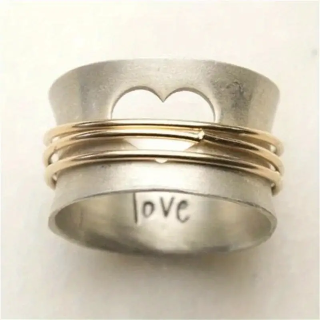 Vintage Kostbare Liefdesring | Zilver