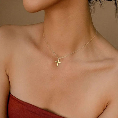 Gouden Kruis Ketting - Faith