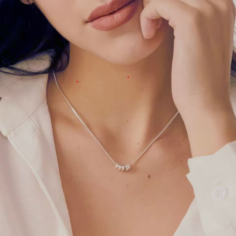 Fluister charme ketting | Verguld