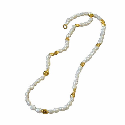 Onregelmatige Barok Parelketting - Jantine