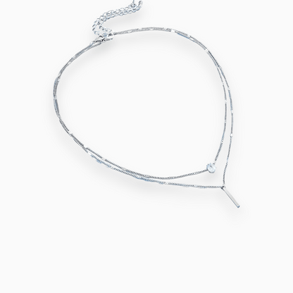Lichtgevende rasterketting | Verguld