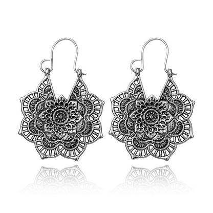 Lotus Mandala Oorbellen | Goud