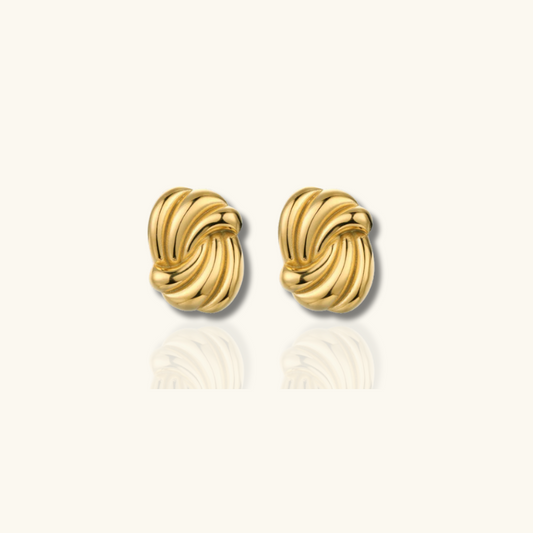 Twist Knot Oorbellen Elegant Ontwerp - Mandy