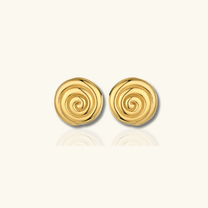 Elegante Spiraal Oorbellen - Kiki