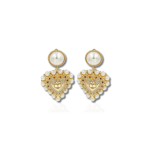 Vintage Barok Parel Oorbellen - Yara