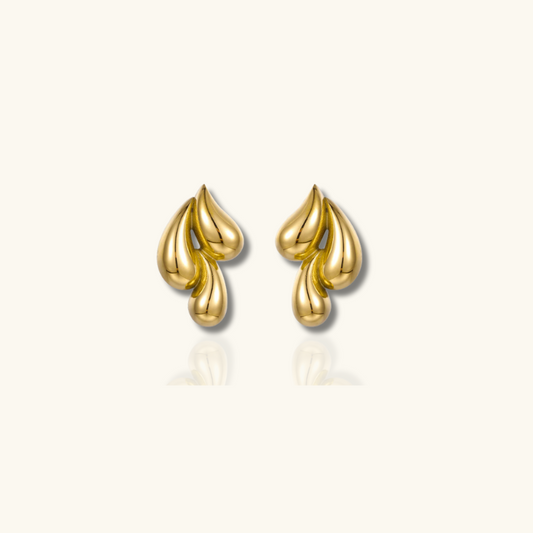 Teardrop Gouden Oorbellen - Maaike