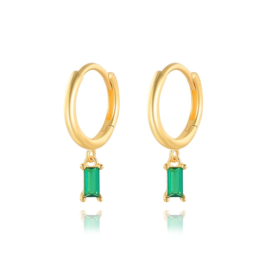 Elegante Vierkante Zirkoon Oorbellen - Lauren