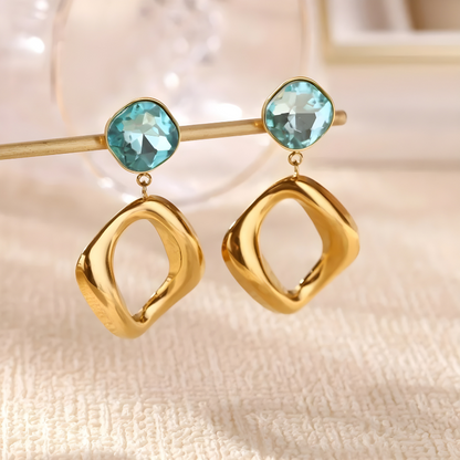 Classic Irreguliere Zircon Oorbellen - Veronica