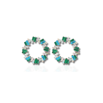 Ronde Oorknopjes met Strass - Marie
