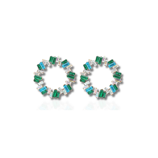 Ronde Oorknopjes met Strass - Marie