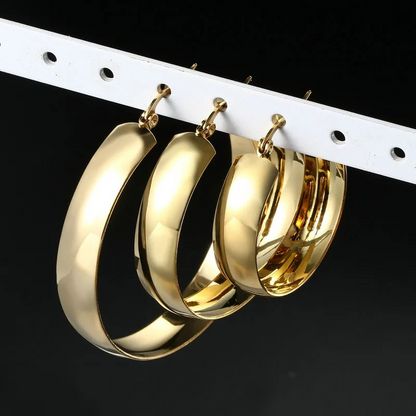 Gouden Hoop Oorbellen - Dessie