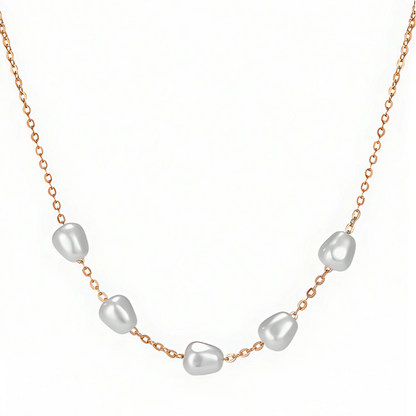 Verse Vijf-Parels Ketting - Victoria