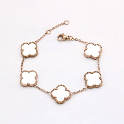 Gouden klaver armband | Goud