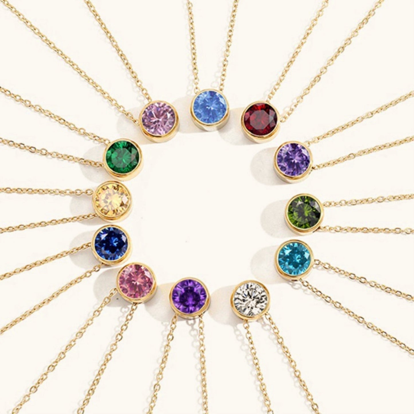 Geboortesteen Ketting - Amelia
