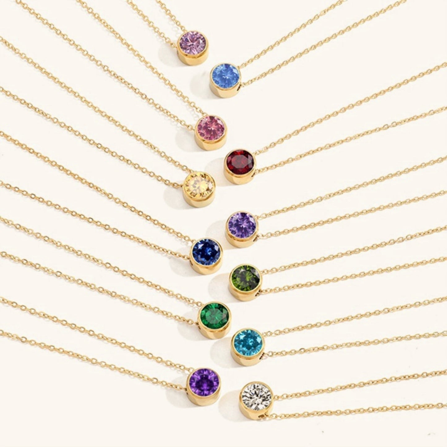 Geboortesteen Ketting - Amelia