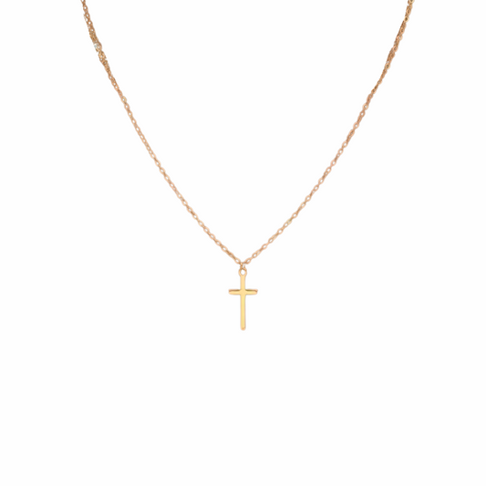 Gouden Kruis Ketting - Faith