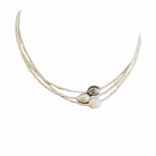 Onregelmatige Barok Parelketting - Jantine