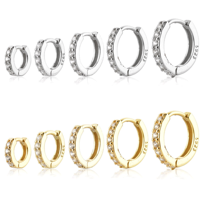 Zirkonia Hoops Goud - Imke