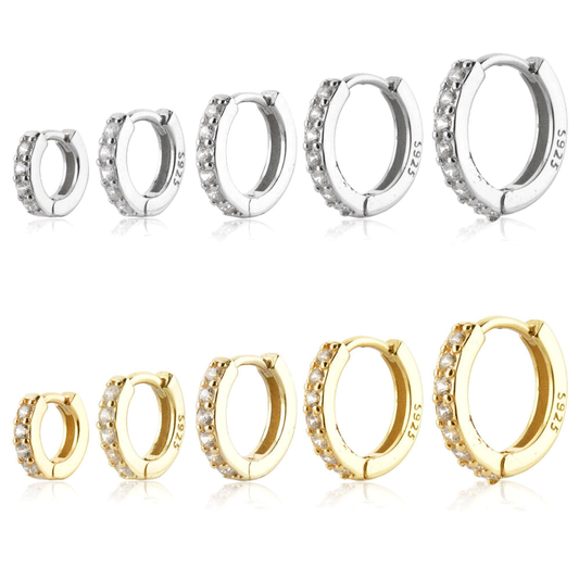 Zirkonia Hoops Goud - Imke