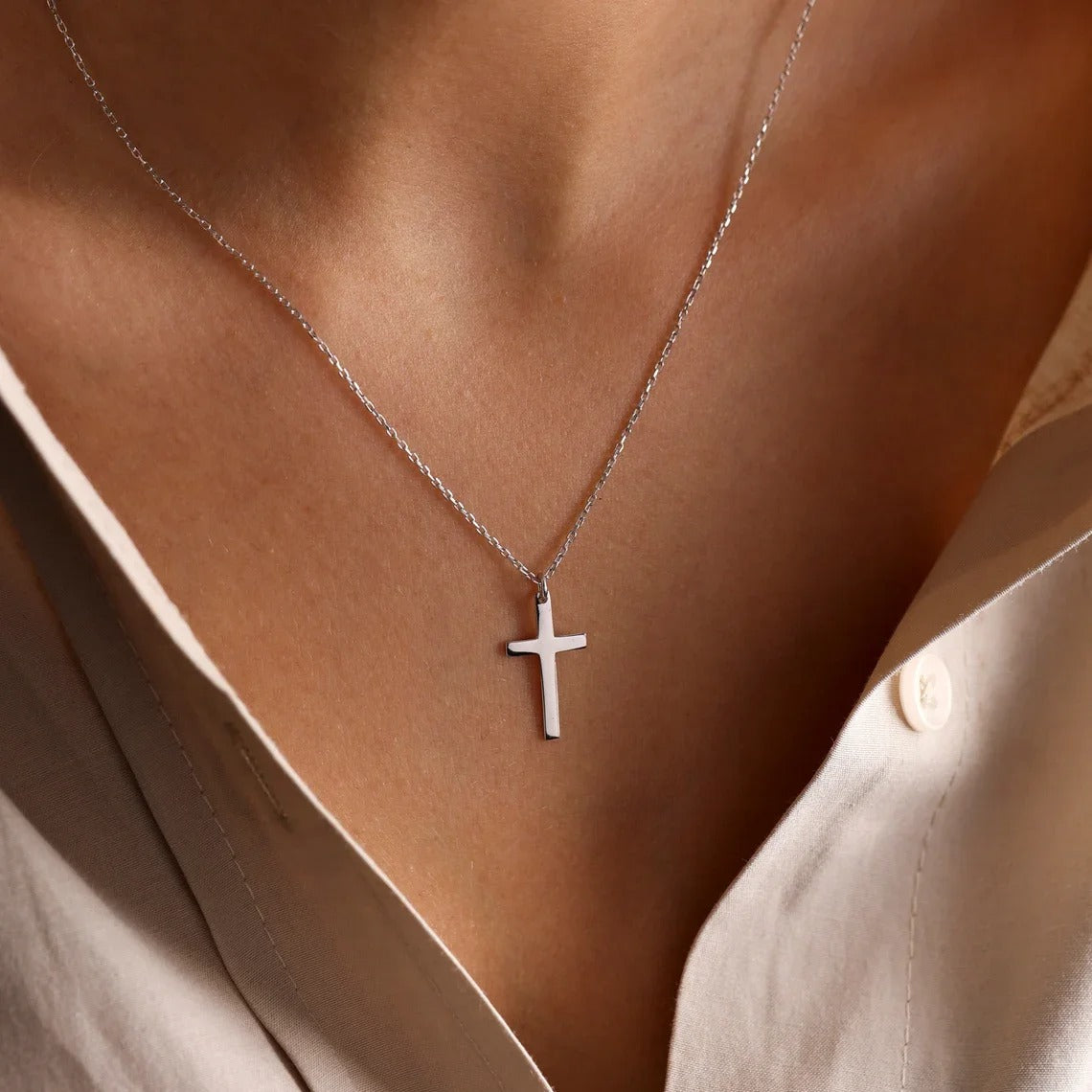 Gouden Kruis Ketting - Faith