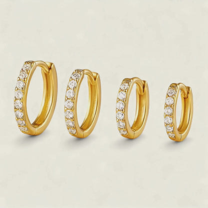 Zirkonia Hoops Goud - Imke
